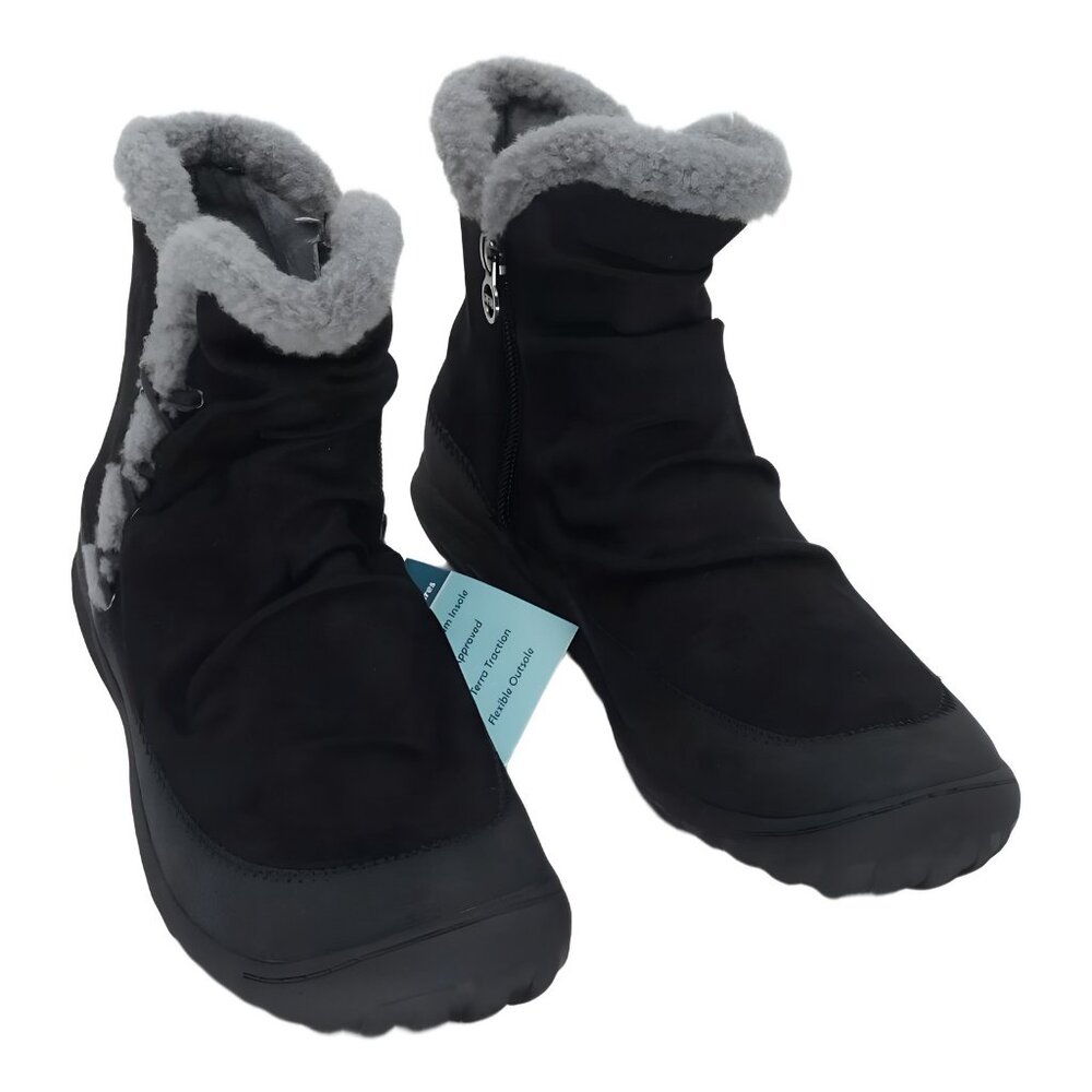 JBU Women's Briar Cozy Ankle Boots Black 9M